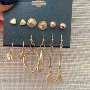 Multi Pair Studs and Hanging Earrings